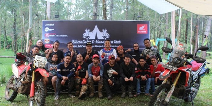 DAM Ajak Bikers Honda Ikuti Bikers Camp & Management Club Honda Community di Ciwidey