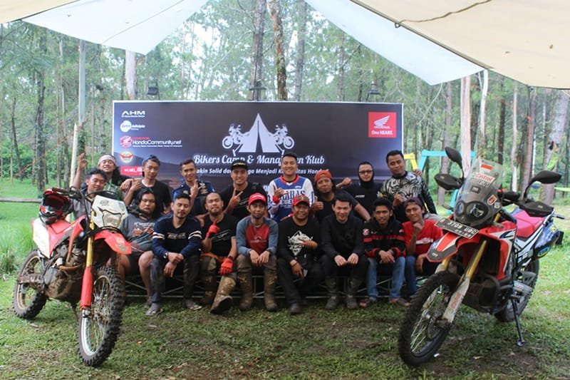 DAM Ajak Bikers Honda Ikuti Bikers Camp & Management Club Honda Community di Ciwidey