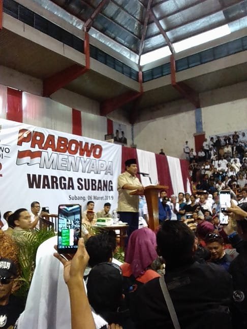 Prabowo Subianto : “Saya Lebih Percaya Suara Rakyat!”