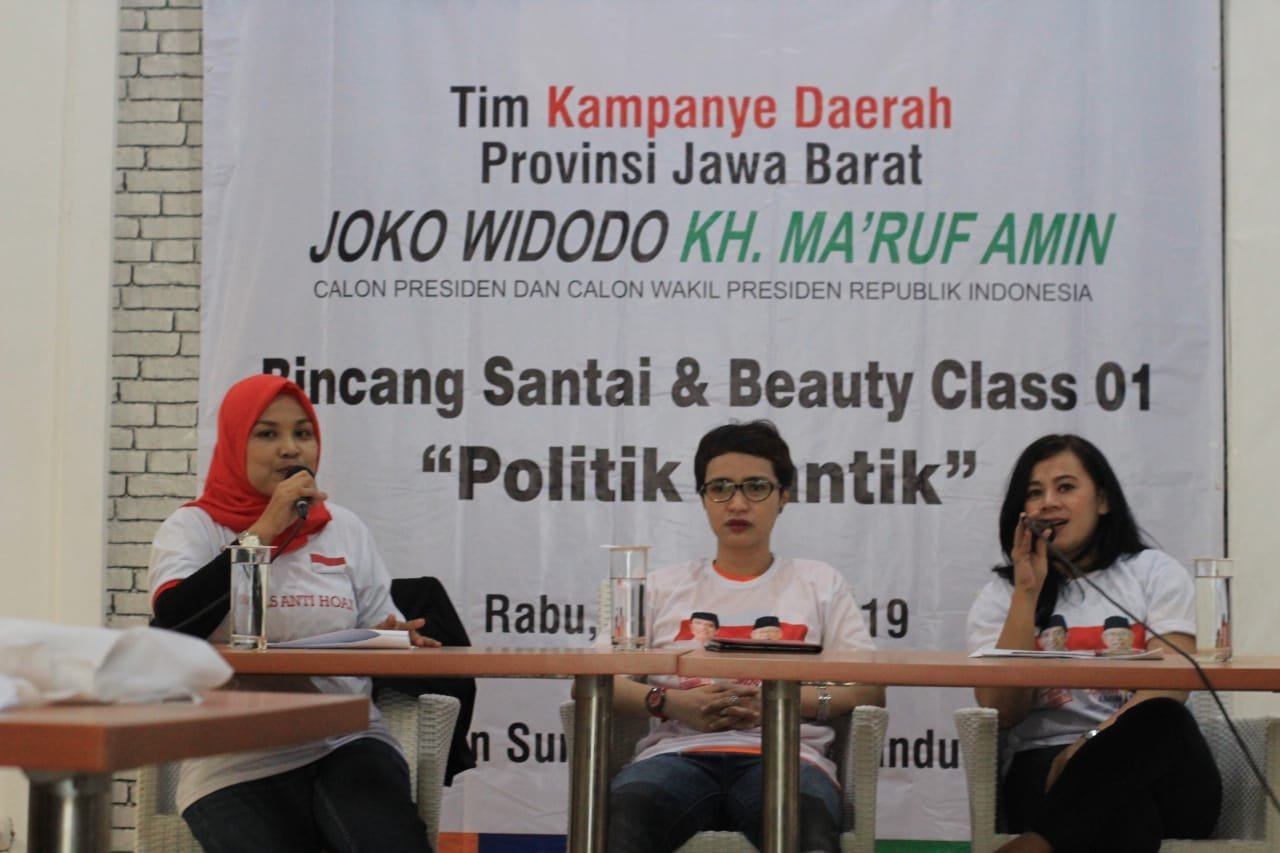 TKD Jokowi-Ma’aruf Jawa Barat Yakin Perempuan Punya Pengaruh Besar