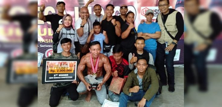 Atlet Bodi Kontes Disdik Jabar Juara Dua