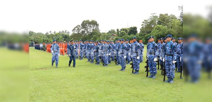 Dalam Upacara Peringatan ke-73 Ulang Tahun TNI AU , Kasau Ingatkan Netralitas
