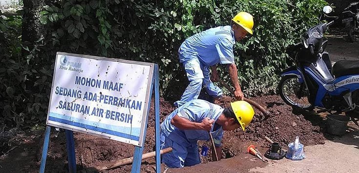 Pipa Air Wilayah III Ciparay Bocor, PDAM Tirta Raharja Targetkan Perbaikan Tuntas Secepatnya
