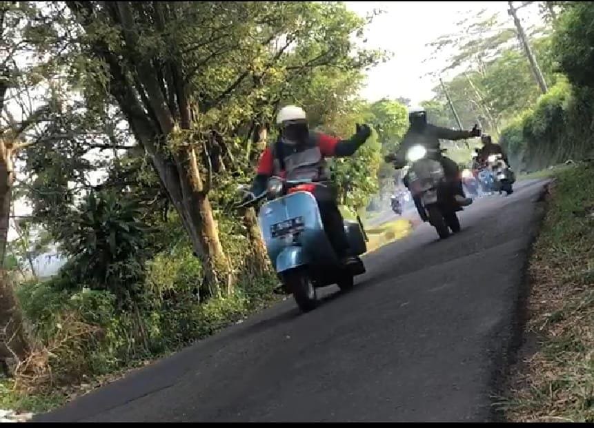 Heboh, Touring Ramadan Vesko Rute Cimahi-Subang Diikuti Para “Jawara”