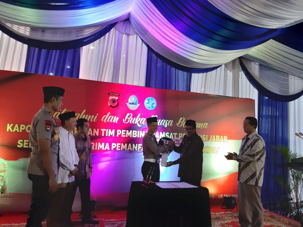 Pos Gatur Kipas Beri Kenyamanan Saat Bertugas