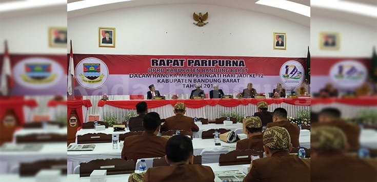 Berduka, Rapat Paripurna Hari Jadi ke-12 KBB Tanpa Ketua DPRD