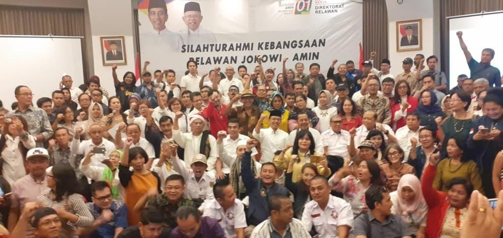 1.800 Relawan Jokowi-Ma’ruf Akan Gelar Syukuran di Jakarta