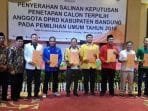 KPU Tetapkan 55 Anggota DPRD Kab Bandung Terpilih