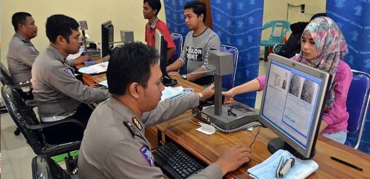 Mesin Sim Polres Cimahi Rusak