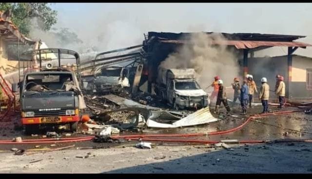 Gudang Amunisi Mako Brimob Meledak