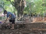 Perbaikan Taman Kartini Di Kebut