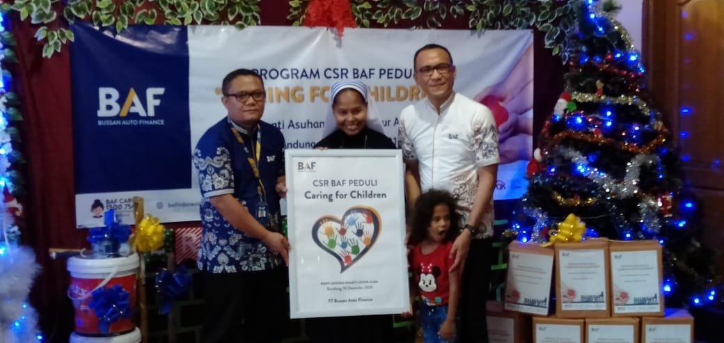 BAF Gulirkan Bantuan CSR Pada Panti Asuhan Bhakti Luhur Alma Bandung