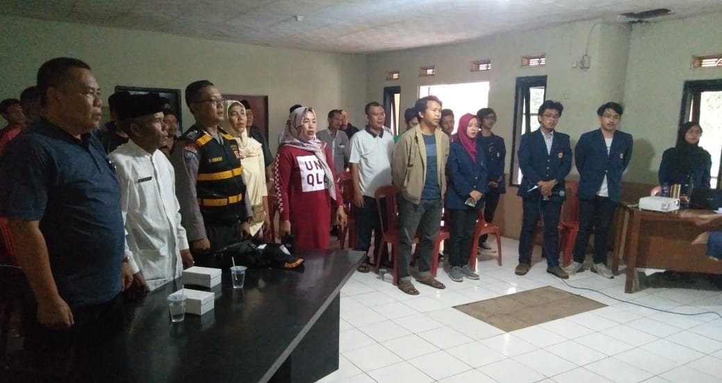 Polsek Paseh Polresta Bandung Hadiri Giat Lokakarya Mahasiswa KKN Unpad