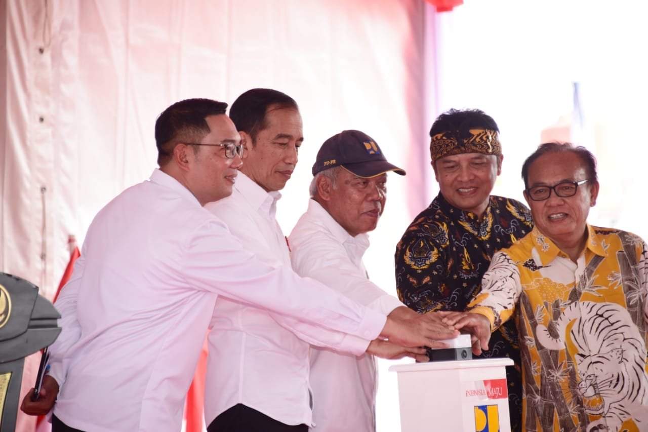 Presiden RI Resmikan Terowongan Nanjung di Kabupaten Bandung