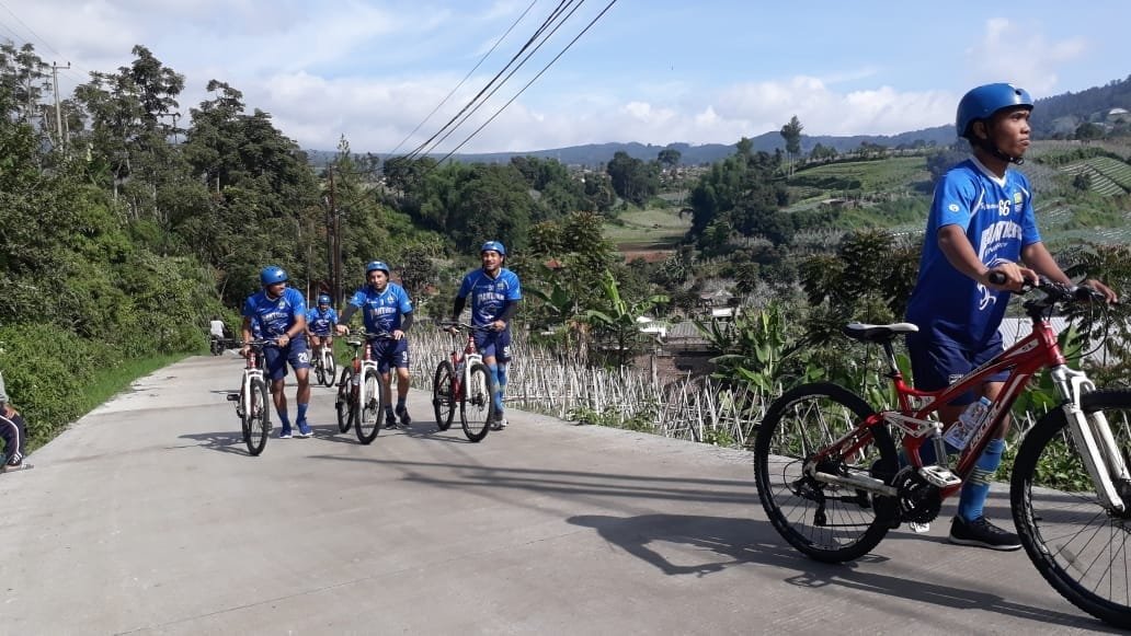 Para pemain Persib Bandung Digenjot Latihan Fisik
