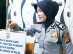 Personel Polresta Bandung Galang Dana untuk Korban Bencana Alam Bogor