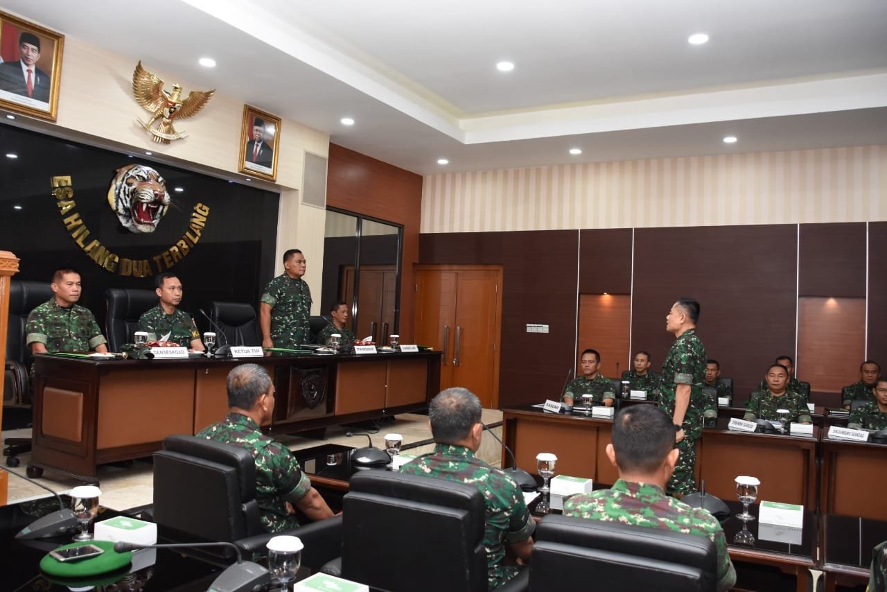 Pangdam Terima Tim Wasrik Pos Audit Itjenad