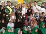 Sektor 9 Satgas Citarum Harum dan Indofood Bantu Anak Yatim
