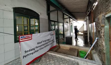 Cegah Corona, Alfamart Sterilkan 100 Titik Fasilitas Publik dengan Desinfektan