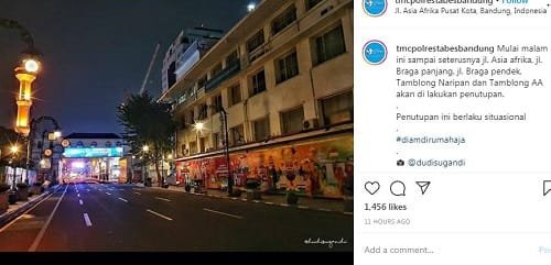 Sejumlah Ruas Jalan di Bandung Ditutup, Polrestabes Bandung Beber Alasannya