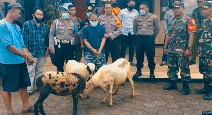 Ditengah Pandemi Covid-19, Dua Pria di Kabupaten Bandung Nekat Curi Tiga Ekor Kambing