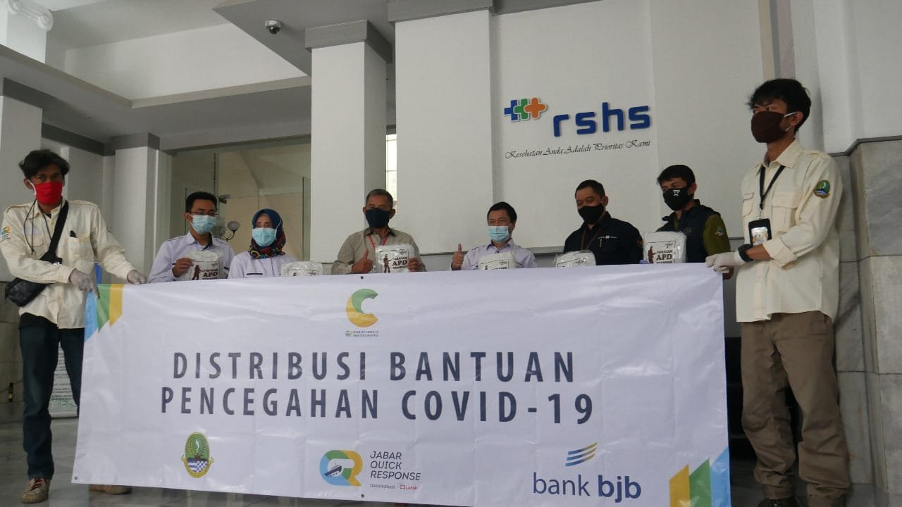 RSHS Bandung Terima Ribuan Bantuan APD dari JQR