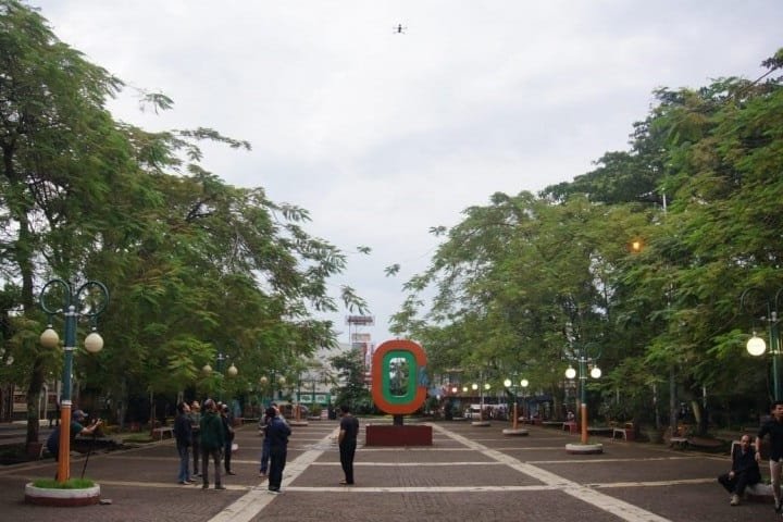 Polres Cimahi Pantau Kerumunan Masa dengan Drone
