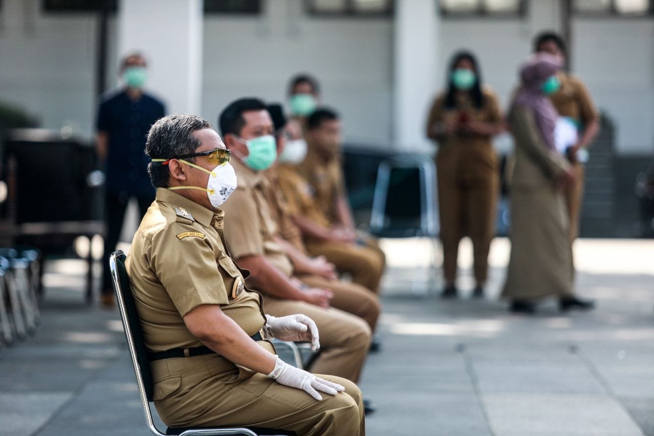 Sembuh dari Corona, Wakil Walikota Yana Mulyana Semangat Lantik 24 Pejabat
