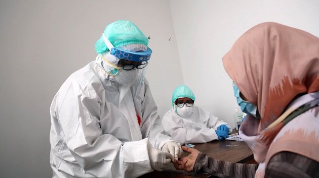 Pedagang Pasar di Kabupaten Bandung Jalani Tes Covid-19