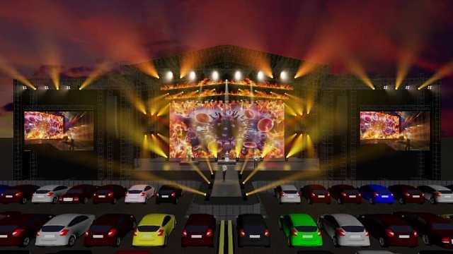 Cara Unik Nonton Konser Musik di Era New Normal, Penontonnya di Dalam Mobil