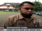 Tangkapan layar Kepala Biro Kerja Sama dan Hukum IPDN Baharuddin Pabba