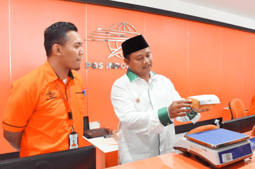 Wagub Uu Tinjau Kantor Pos Tasikmalaya