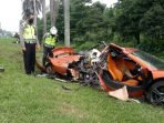 Supercar McLaren Ini Hancur Lebur Kecelakaan di Tol Jagorawi, Penumpang Luka Ringan