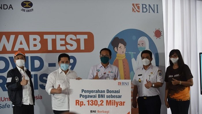 Wujudkan Covid Safe BUMN, BNI Hi-Movers Sisihkan THR Rp130,2 Miliar untuk Tangkal Virus