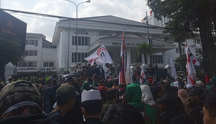 Gabungan Ormas Islam Unjuk Rasa di Bandung, Tolak Pembahasan RUU HIP