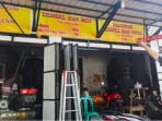 Bengkel tambal ban yang viral. Foto:ngopibareng