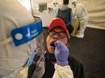 pelaksanaan swab test di balai kota bandung