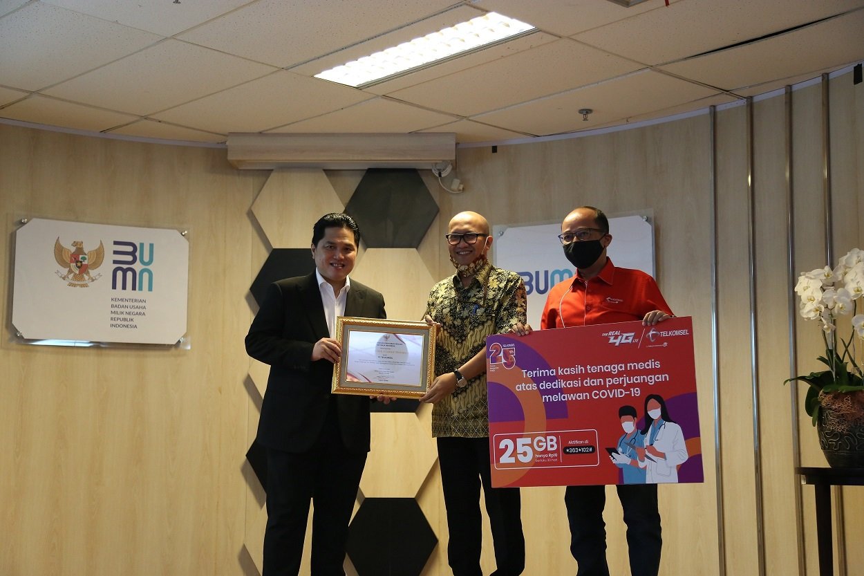 Apresiasi 10.000 Relawan COVID-19, Telkomsel Hadirkan Paket Khusus Kuota Data 25GB Per Bulan