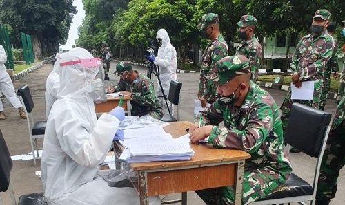 KSAD Jenderal Andika Beber Data Terkini Kasus COVID-19 Secapa AD