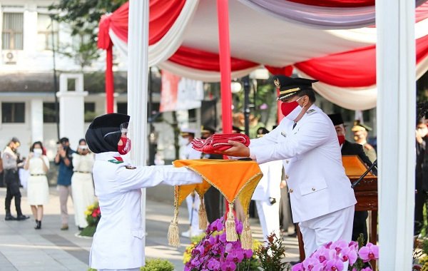Tak Ada Pembacaan Pancasila dan UUD 1945 saat Upacara HUT RI ke-75 di Bandung