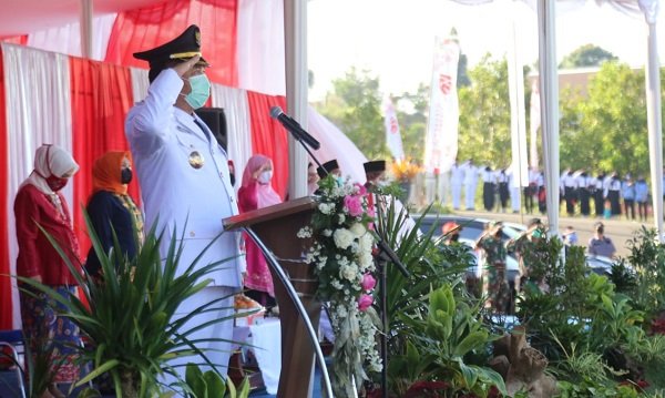Upacara HUT RI ke-75 di Bandung Barat, Sederhana Namun Khidmat
