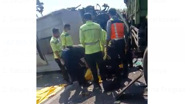 Kecelakaan Maut Bus, Truk dan Elf di Tol Cipali, 4 Orang Tewas