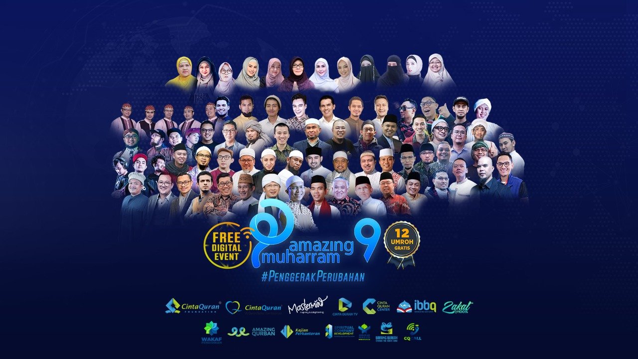 Cinta Quran Foundation Rayakan Tahun Baru Islam dengan Amazing Muharram 9