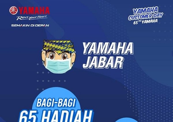 Asyik Nih, Yamaha Bagi-Bagi Hadiah di Hari Pelanggan 65 Tahun 