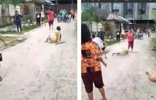 Miris! Ibu 67 Tahun Dikeroyok Tetangganya, Ditendang hingga Tersungkur