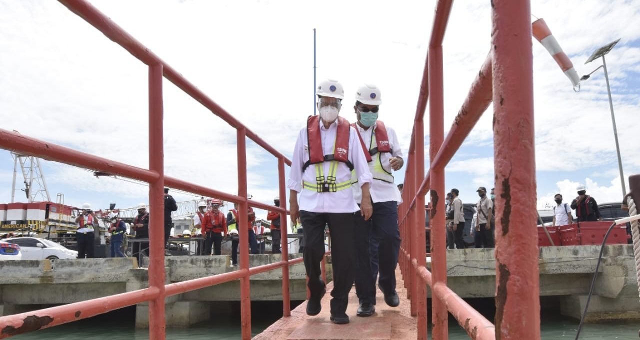Menhub Tinjaun Kesiapan Pembukaan Pelabuhan Patimban