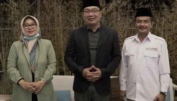 Bukan Cuma DS-Sahrul, Kurnia Agustina-Usman juga Sambangi Ridwan Kamil
