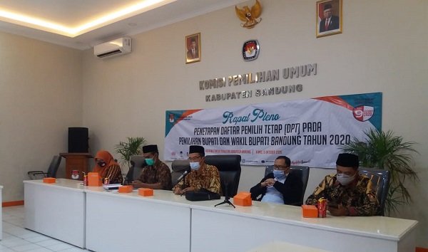 DPT Pilbup Bandung 2020 Ditetapkan KPU, Segini Jumlahnya