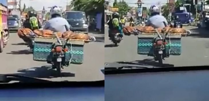 Viral Pria Bawa Jenazah Ibunya Pakai Motor, Ini Videonya