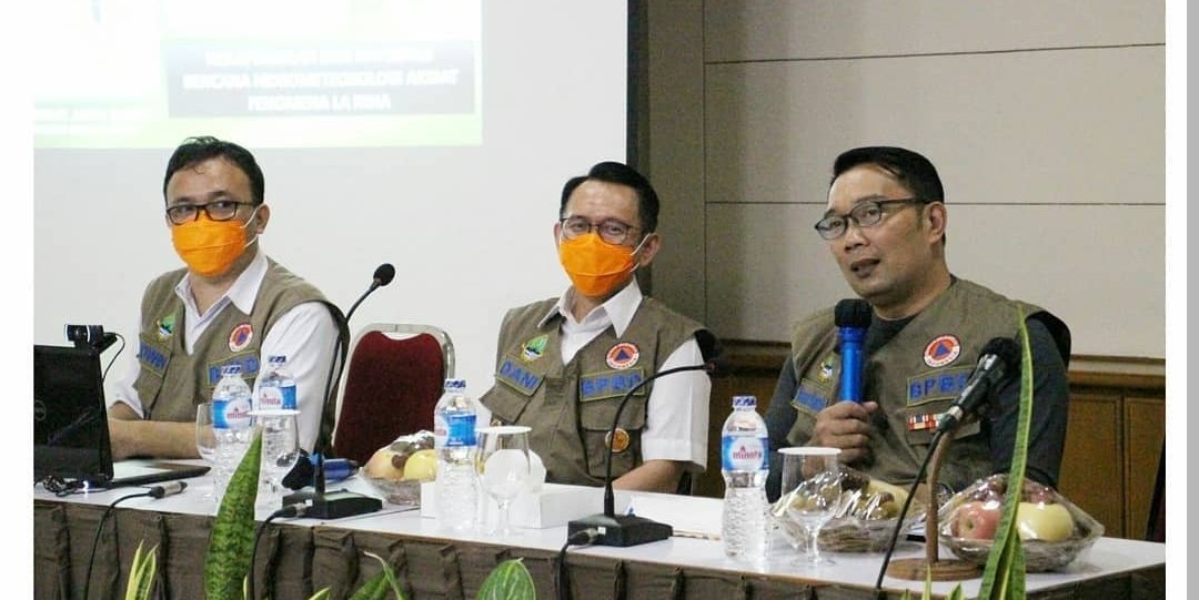 Hadapi Bencana Hidrometeorologi, Ridwan Kamil Berikan Commander’s Briefing kepada Para Kalak BPBD se Jabar